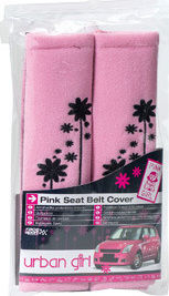 Sumex Set of 2pcs Car Seat Belt Pads Pink Urban Girl