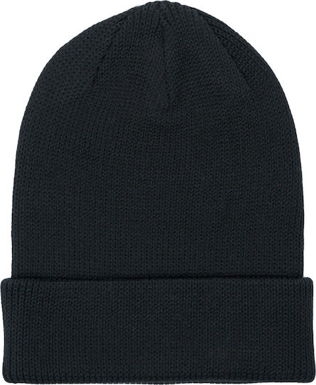 Cuffed Futura Beanie Ανδρικός Σκούφος Πλεκτός σε Μαύρο χρώμα