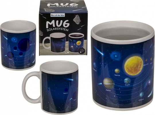 I-Total Solar System Wärmeempfindliche Keramiktasse Blau 325ml
