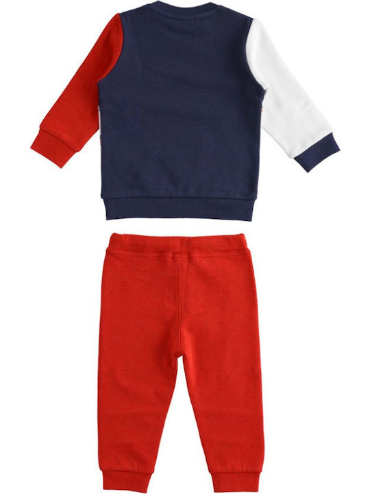 iDO Kids Sweatpants Set Red 2pcs