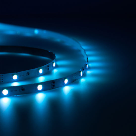 Ksix Ταινία LED 12V RGB Φως 5m Τύπου SMD5050 με Τηλεχειριστήριο