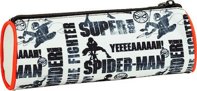 Gim Spiderman Pattern Pencil Case Barrel with 1 Compartment Multicolored