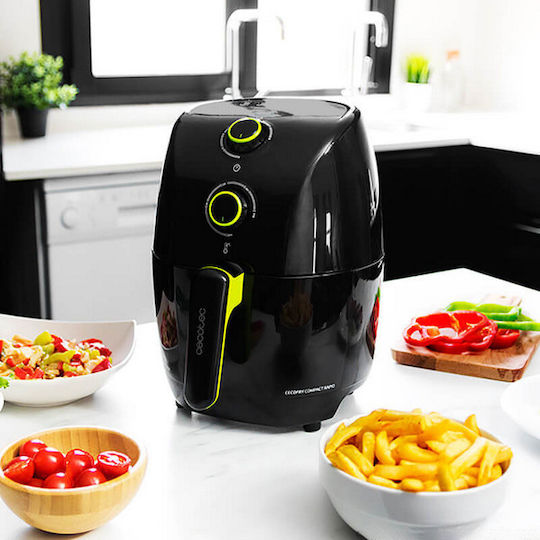 Cecotec Cecofry Compact Rapid Air Fryer 1.5lt Μαύρο