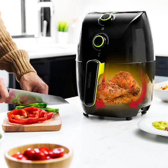 Cecotec Cecofry Compact Rapid Air Fryer 1.5lt Μαύρο
