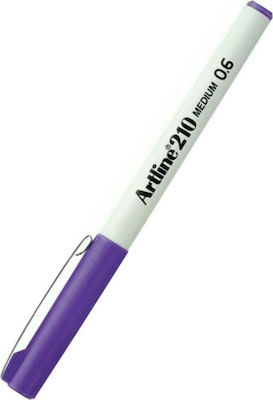 Artline 210 Design Marker 0.6mm Purple