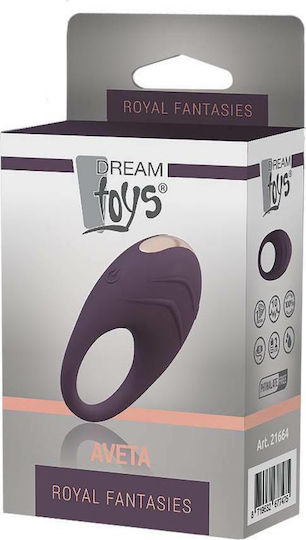 Dream Toys Royal Fantasies Aveta Rechargeable Cockring Plum