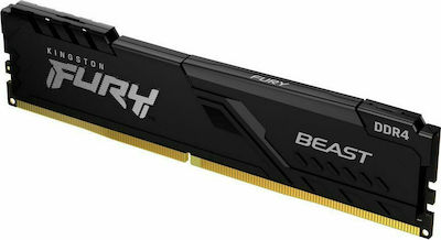 Kingston Fury Beast 8GB DDR4 RAM cu Viteză 3600 pentru Desktop