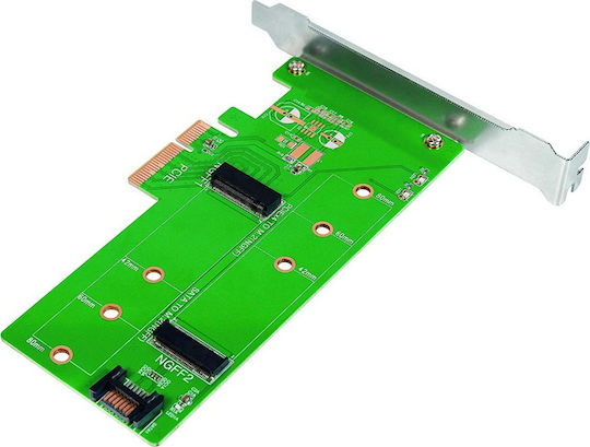 LogiLink PCIe la SSD dublu M.2 (PC0083)