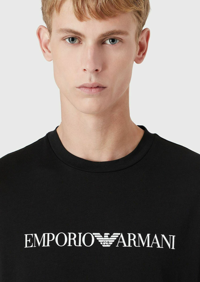 Tシャツ・カットソー EMPORIO ARMANI Men T-shirt Blue 8N1TF51JUVZ 0920 Emporio Armani T-shirts and men's pole 8n1f96 1juvz 0920 blue