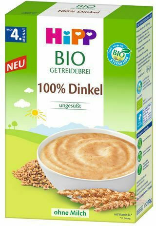 Hipp Baby Cream Bio Without Milk with Dinkel No Added Sugar 200gr for 4+ Months