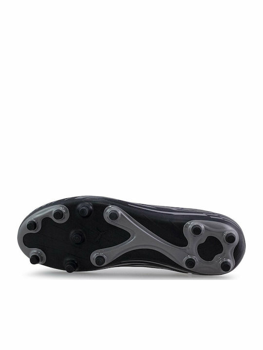 PUMA Rapido III Football Shoes with Cleats Black / White / Castlerock