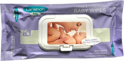 Lansinoh Hypoallergenic Baby Wipes 80pcs