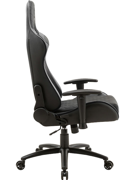 Eureka Ergonomic GX330-B Геймърски стол с регулируеми подлакътници Черен