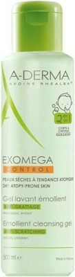 A-Derma Exomega Emollient Cleansing Gel pentru piele atopica 500ml