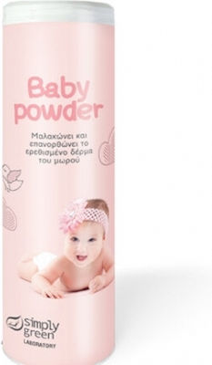 Simply Green Baby Powder Pulver 110gr für Mädchen