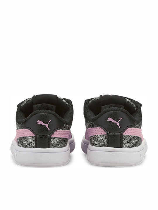 Smash v2 Glitz Glam V Kids Sneakers with Scratch Gray