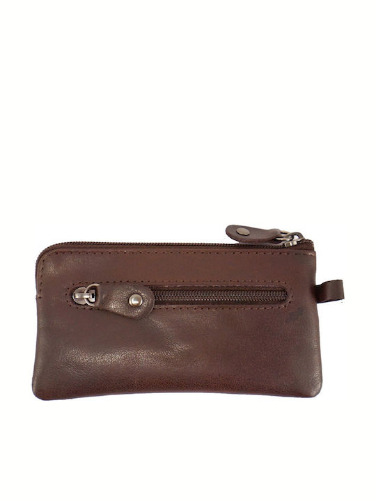 Beverly Hills Polo Club Schlüsselhalter aus Leder Braun