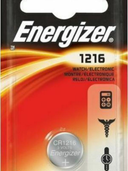 Energizer Μπαταρία Λιθίου Ρολογιών CR1216 3V 1τμχ