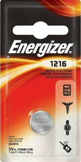 Energizer Batterie Lithium für Uhren CR1216 3V 1Stück
