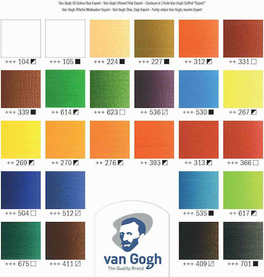 Royal Talens Van Gogh Expert Box Oil Painting Set in Case Painting Set