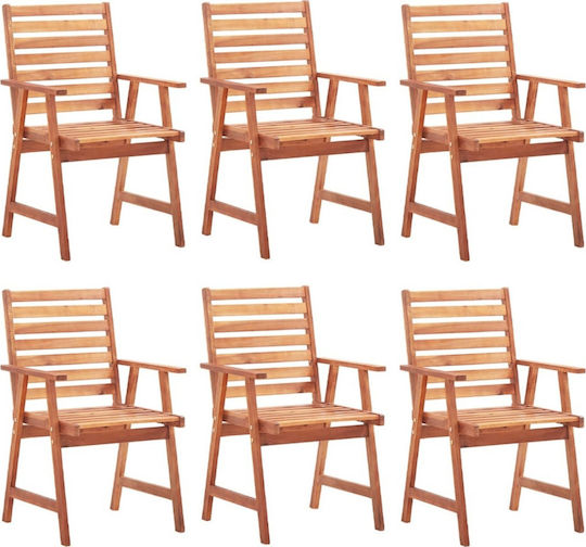 Καρέκλα 6τμχ 56x62x92εκ.