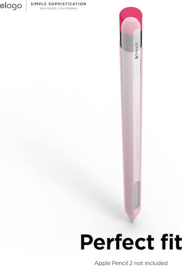 Elago Stylus Case Classic for Apple Pencil 2nd Gen in Lovely Pink color