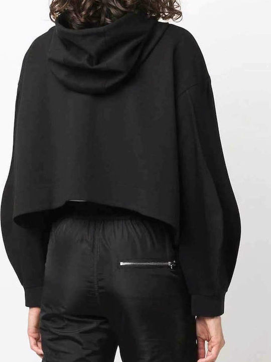 Emporio Armani Ζακέτα Μαύρη με Κουκούλα