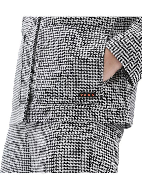 Suited Drill Chore Women's Short Lifestyle Jacket for Winter Black