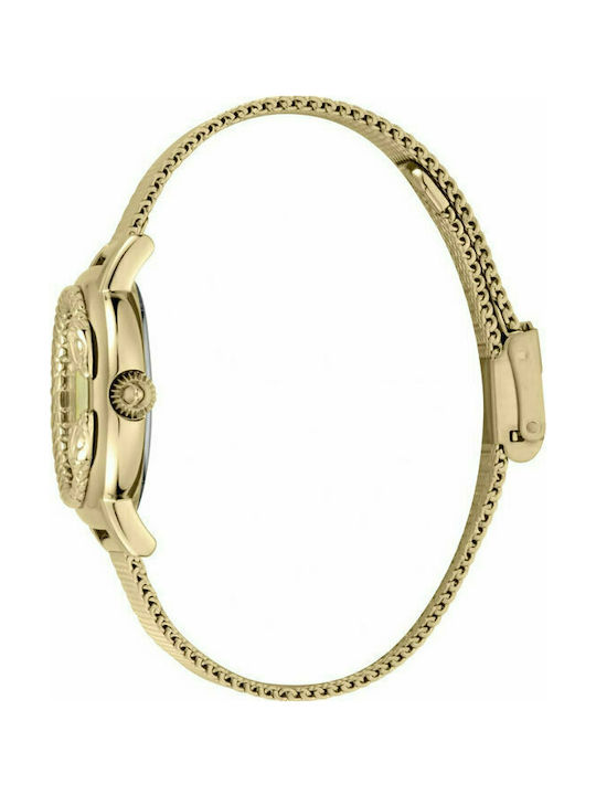 Just Cavalli Uhr mit Gold Metallarmband