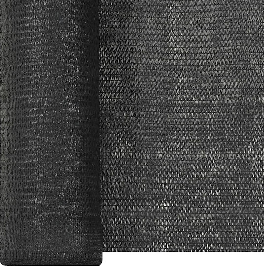 vidaXL Schattierungsnetz Schwarz auf Rolle 2x10m 195gr/m² hergestellt aus HDPE 195gr/m²