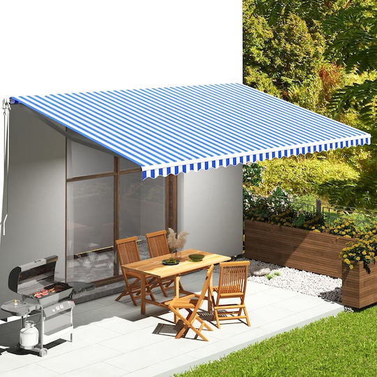 vidaXL Replacement Awning Multicolour with PU Coating 3.5x6m