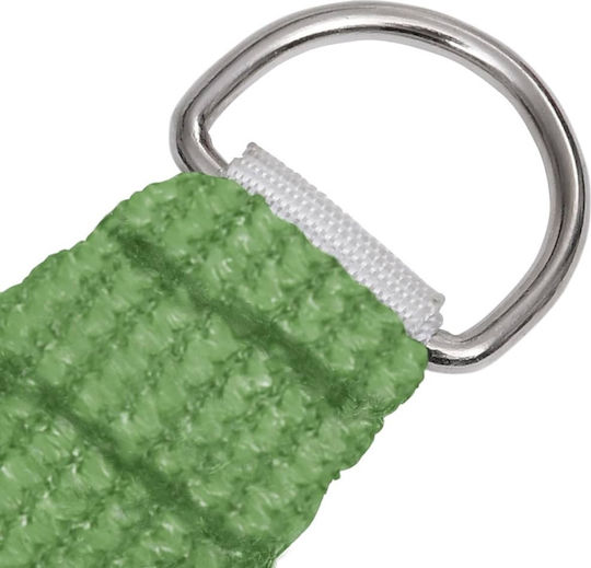 vidaXL Pătrat Umbrela Sail Verde Cu cerc 4.5x4.5m 160gr/m² confecționat din HDPE 160gr/m²