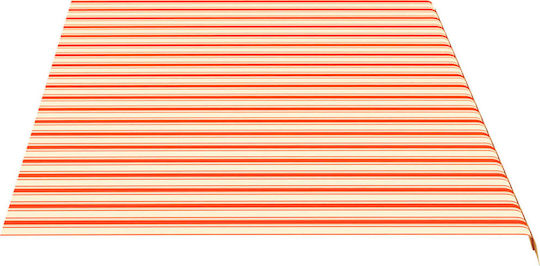vidaXL Replacement Awning Multicolour with PU Coating 3x5m