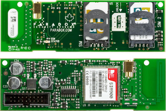 Paradox Plate Home Security Systems GSM
