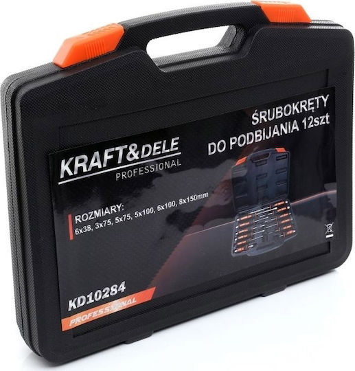 Kraft & Dele Set 12 Magnetice Șurubelnițe