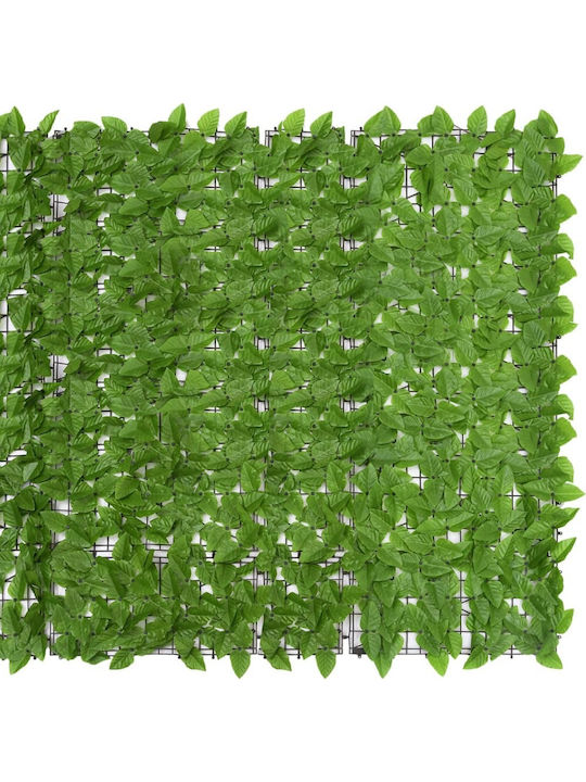 vidaXL Artificial Foliage in Roll with Green Leaves 5x1.5m