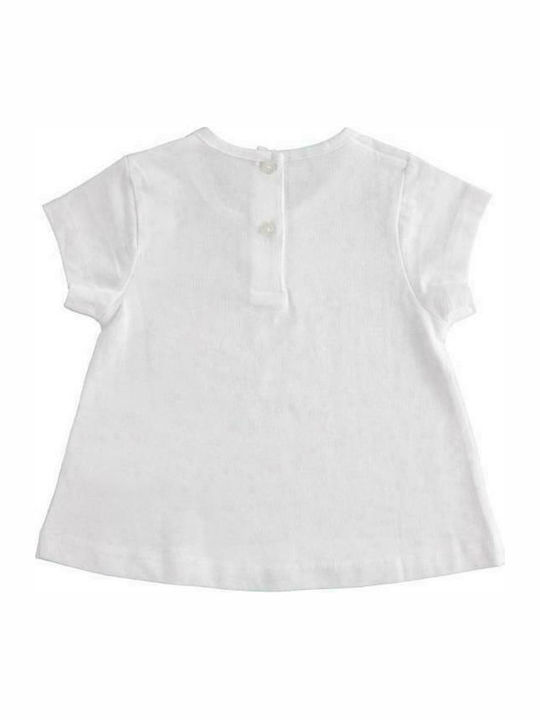 iDO Kids Blouse Short Sleeve White