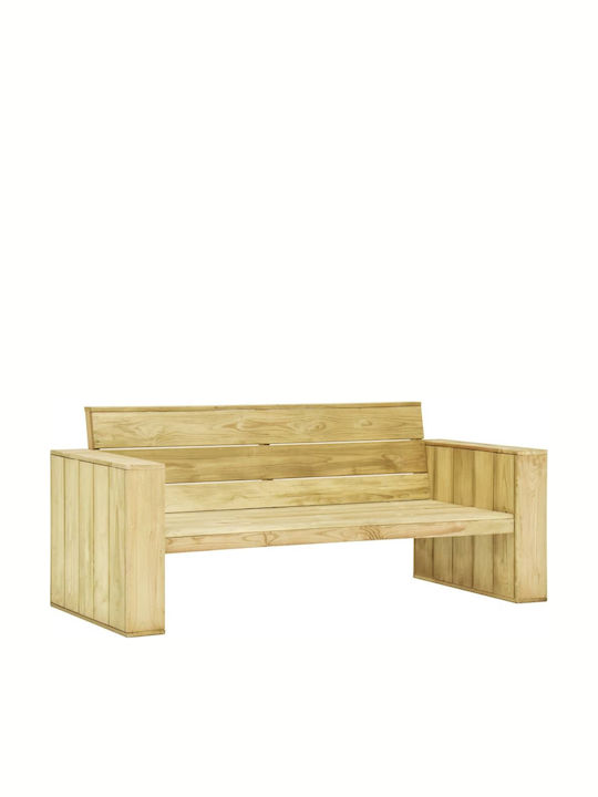 Garden & Outdoor Furniture Sets Living Room Set Pieces 2 with Pillows Impregnated Pine Wood