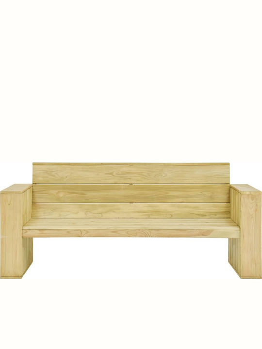 Garden & Outdoor Furniture Sets Living Room Set Pieces 2 with Pillows Impregnated Pine Wood