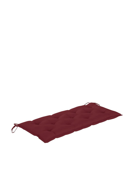 Bench Outdoor Bamboo with Pillows 118x38x45cm