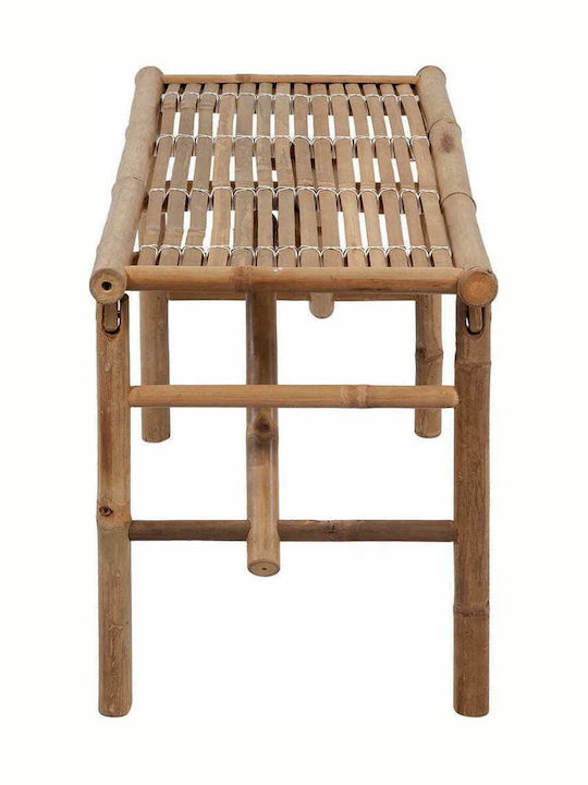 Bench Outdoor Bamboo with Pillows 118x38x45cm