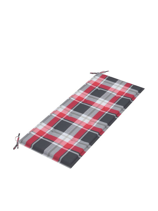 Bench Outdoor Bamboo with Pillows 118x38x45cm