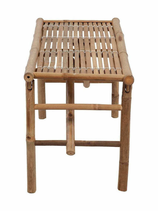Bench Outdoor Bamboo with Pillows 118x38x45cm