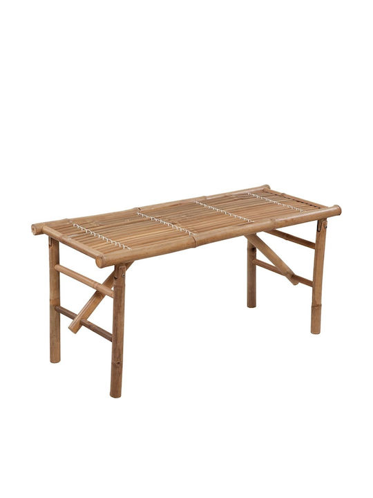Bench Outdoor Bamboo with Pillows 118x38x45cm Bench Outdoor Bamboo with Pillows 118x38x45cm