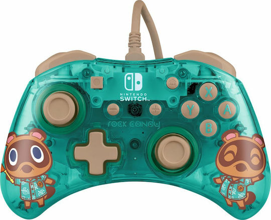 PDP Rock Candy Ενσύρματο Gamepad για Switch Animal Crossing