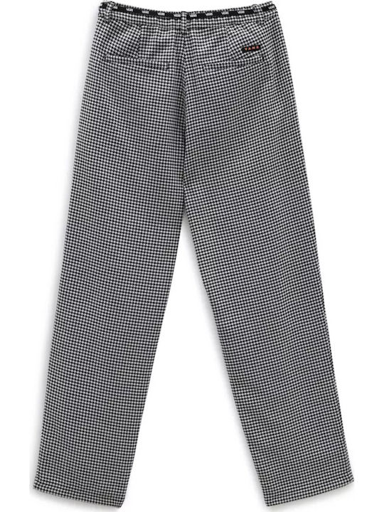 Well Suited Women's Fabric Trousers with Elastic Regular Fit Black