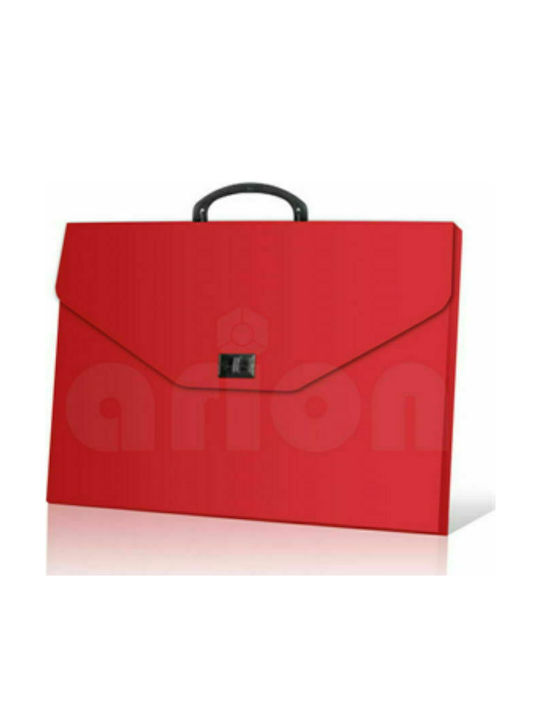 Arion Πλαστική Τσάντα Κόκκινη 45x5x33cm