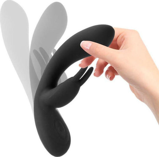 Tardenoche Noir Δονητής Rabbit 19.4cm Black