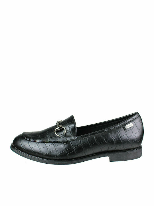 Zak 31/237 Γυναικεία Loafers σε Μαύρο Χρώμα