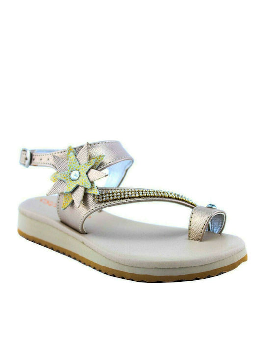 Scarpy Kinder Sandalen Beige